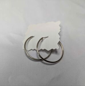Silver Hoop Earrings